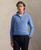 颜色: Soft Royal Heather, Ralph Lauren | Men's Mesh-Knit Cotton Quarter-Zip Sweater