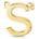 商品第19个颜色INITIAL S, Saks Fifth Avenue Collection | 14K Yellow Gold Initial Pendant Necklace
