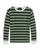 颜色: Bottle Green/Trophy Cream, Ralph Lauren | Boys' Waffle Knit Cotton Long Sleeve Tee - Big Kid, Little Kid