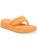 Sam Edelman | Laina Womens Comfort Insole Flip-Flops Platform Sandals, 颜色creamsicle terry