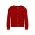 颜色: Rl 2000 Red W/Navy Pp, Ralph Lauren | Mini-Cable Cotton Cardigan (Big Kid)