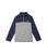 颜色: Bright Navy/Gray Heather, L.L.BEAN | Color-Block Sweater Fleece Pullover (Big Kids)