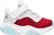 Jordan | Jordan Toddler Air Jordan 11 CMFT Low Basketball Shoes, 颜色White/Red