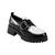 商品Marc Fisher | Women's Hazelton Slip-On Lug Sole Casual Loafers颜色Black, White