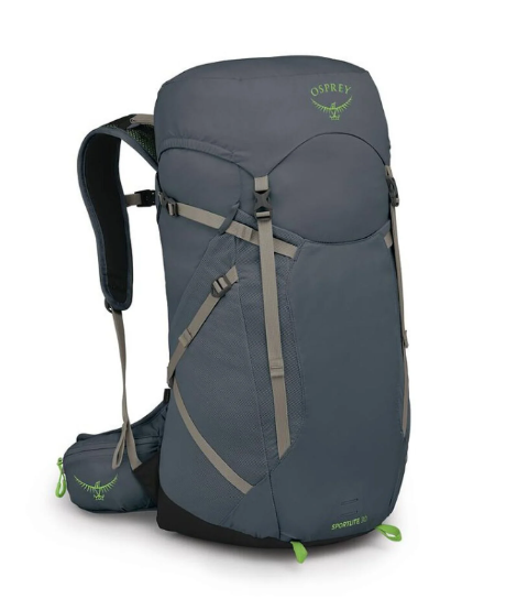 颜色: 深灰色, Osprey | Sportlite 25L/30L星光户外背包登山徒步背包男女双肩包25新款(香港仓发货）