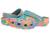 Crocs | Classic Marbled Tie-Dye Clog (Little Kid/Big Kid), 颜色Digital Aqua/Multi