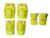 商品第1个颜色Barbie Bright Yellow, Impala Rollerskates | Impala Protective Set (Little Kids/Big Kids)