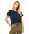 color Dark Nightfall, Madewell | Whisper Cotton Rib Crew Neck Tee