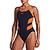 商品NIKE | Nike Women&s;s Hydrastrong Vex Colorblock Cutout One Piece Swimsuit颜色Team Orange