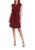 color Wine, Sandra Darren | Women's Cap Sleeve Drawstring Waist Shirtdress