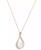 颜色: Rose Gold, Macy's | Cultured Freshwater Pearl (9mm) and Diamond Accent Pendant 18" Necklace in 14k Gold