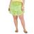 商品第1个颜色Primrose, FULL CIRCLE TRENDS | Trendy Plus Size Smocked Mini Skort