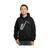 color Black, LA Pop Art | Boy's Word Art Hoodies - Sax