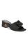 Sam Edelman | Women's Winsley Square Toe Beaded Flower Block Heel Sandals, 颜色Black