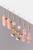 color Strawberry Quartz, Urban Outfitters | Genuine Stone Charm Earring Set