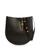 商品ALL SAINTS | Beaumont Small Leather Hobo颜色Black Python/Gold