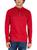 Club Room | Mens Mock Neck Henley Pullover Sweater, 颜色anthem red
