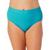 商品California Waves | California Waves Trendy Plus Size Banded High-Waist Bikini Bottoms, Created for Macy's颜色Sweet Turquoise