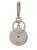颜色: Silver/Black, Versace | Metal Logo Key Ring