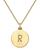 color R/Gold, Kate Spade | 字母吊坠项链 18"