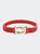 color Red, Cadelle Leather | Chloe Stretch Leather Belt