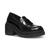 颜色: Black, Michael Kors | Women's Rocco Lug Sole Slip On Heeled Loafer