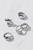 颜色: Silver, Urban Outfitters | West Hollywood Ring Set