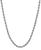 颜色: White Gold, Macy's | 14k White Gold Diamond-Cut Rope Chain 18" Necklace (2-1/2mm)