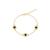 颜色: saphire gold, Linked by MKF | Iris Stone Bracelet (Emerald)