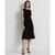 商品Ralph Lauren | Women's Bubble Crepe Cap-Sleeve Dress颜色Black