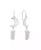 颜色: Aurora Borealis, Macy's | Aurora Borealis or Mystic Quartz Silver Plated Half Moon Drop Earrings