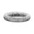 颜色: Silver, ADORNIA | Pavé Crystal Eternity Rounded Band Ring