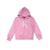 商品第2个颜色Medium Pink, Calvin Klein | Big Girls Monogram Logo Fleece Hoodie