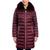 商品Michael Kors | Women's Faux-Fur-Collar Down Puffer Coat颜色Merlot