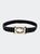 color Black, Cadelle Leather | Chloe Stretch Leather Belt