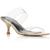 商品Marc Fisher | Marc Fisher LTD Womens Guadia Slip On Kitten Heel Sandals颜色Light Natural Patent