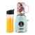 商品第2个颜色Mint, Elite Gourmet | 2 Cup Mason Jar Personal Smoothie Blender with Sports Bottle, 300W