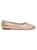 color METALLIC_TAN, Kate Spade | Honey Metallic Leather Ballet Flats