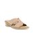 Anne Klein | Women's Timmy Block Heel Slide Sandals, 颜色Beige Microsuede