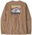 颜色: Grayling Brown, Patagonia | Patagonia Men's Line Logo Ridge Responsbilit-Tee Long Sleeve T-Shirt