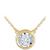 商品Macy's | Diamond Bezel 18" Pendant Necklace (1/8 ct. t.w.)颜色Yellow Gold
