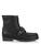 Ralph Lauren | Ranger Tumbled Leather Boots, 颜色BLACK