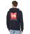 商品The North Face | Box Nse Pullover Hoodie颜色Aviator Navy/Horizon Red