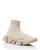 商品Balenciaga | Women's Speed 2.0 Knit High Top Sock Sneakers颜色Sand/Black