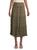 商品Max Studio | Woven Midi Peasant Skirt颜色OLIVE