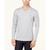 商品Lacoste | Men's V-Neck Long Sleeve Jersey T-Shirt颜色Silver