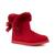 商品Juicy Couture | Women's King Winter Boots颜色Red Microsuede, Faux Fur