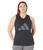 color Black Melange, Adidas | Plus Size Winners 3.0 Tank