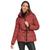颜色: Brick Lane, DKNY | Women's Rope Belted Hooded Packable Puffer Coat, Created for Macy's