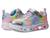 商品SKECHERS | Sport Lighted - Flutter Heart Lights - Simply Love 302315L (Little Kid/Big Kid)颜色Silver/Multi